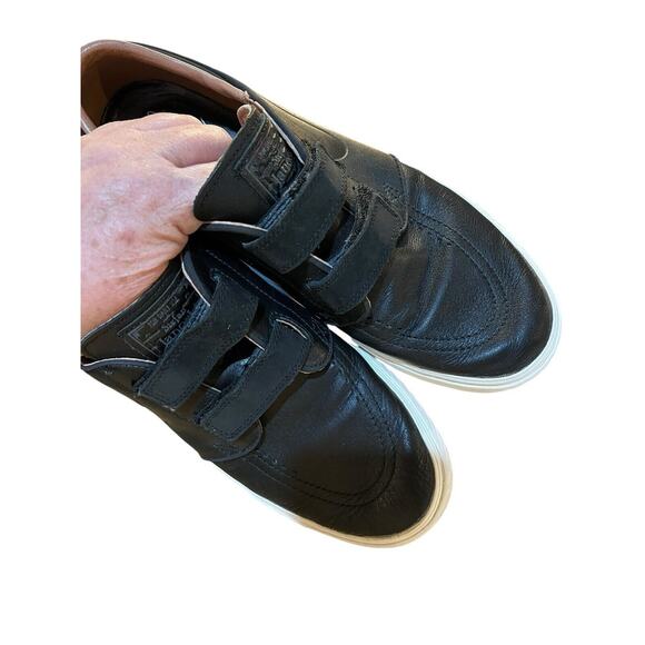 9.5 Rare Nike SB Zoom Janoski AC dunk 705405-002 Triple Black Leather Shoes Skat main image 9